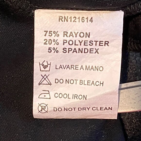 Dzhavael Couture Jacket Art To Wear Black Long Sleeve Full Zip Womens Size M - Picture 10 of 10